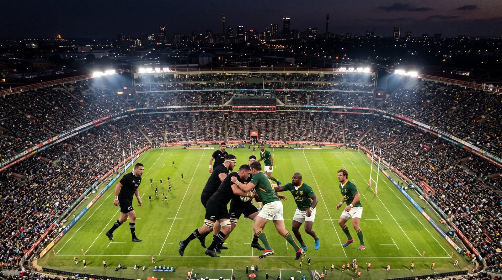 All Blacks vs Springboks at Ellis Park Johannesburg — Rugby's Greatest Rivalry first test 2026