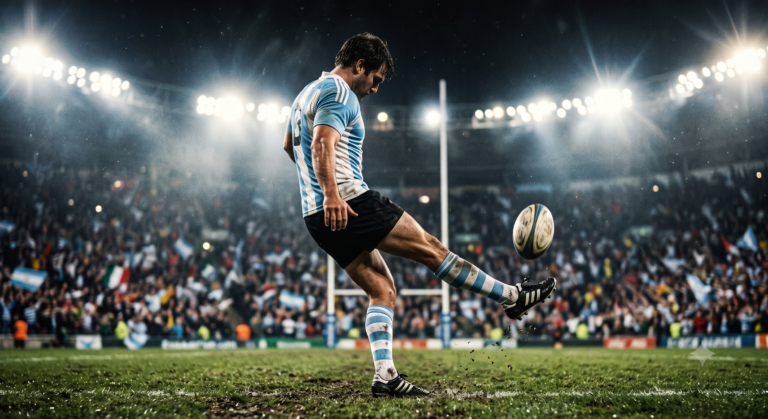 Juan Martin Hernandez drop goal kick — El Mago Argentina fly-half