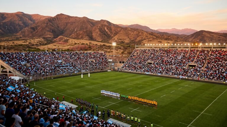 Wallabies in Jujuy at the Estadio 23 de Agosto - Australia face Los Pumas on 29 August 2026